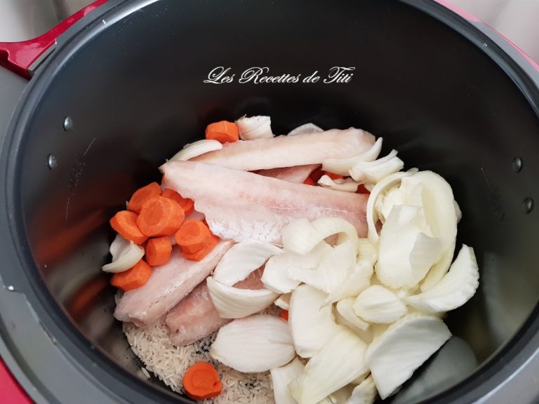 Peut On Laisser La Nourriture Dans Le Cookeo Riz, carottes, fenouils et merlan au Cookeo | Les Recettes de Titi