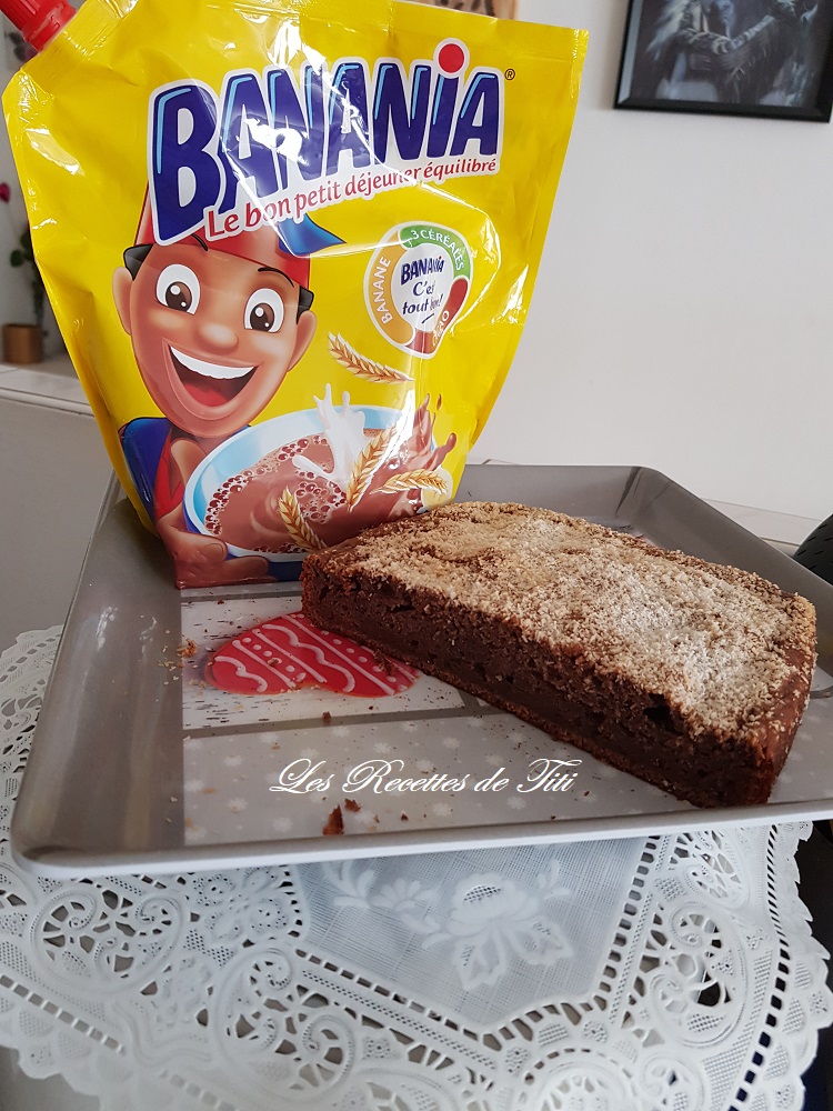 Gâteau choco/banane et noix de coco Les Recettes de Titi