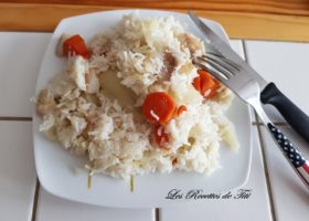 Riz, carottes, fenouils et merlan au Cookeo
