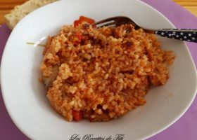 Riz à la sauce tomate au Cookeo