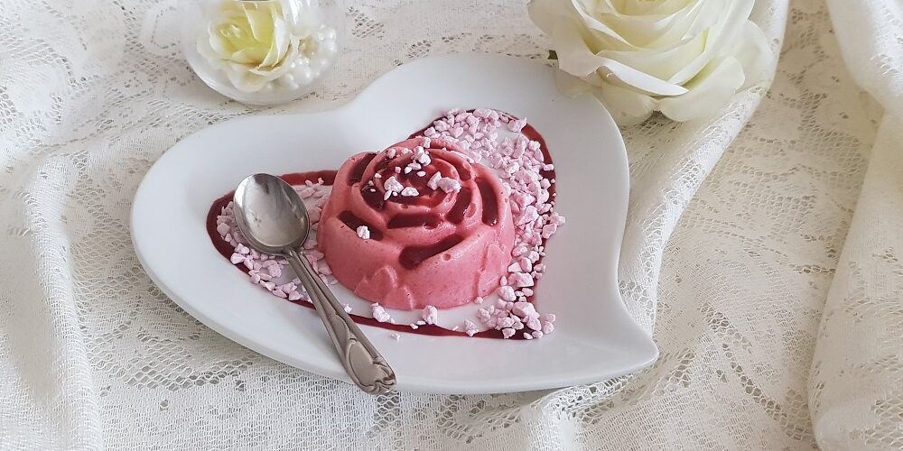 Bavarois aux fraises