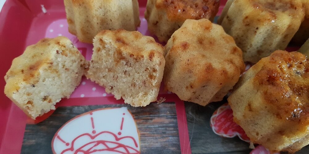 Financiers amande et pralin