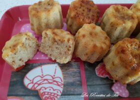 Financiers amande et pralin