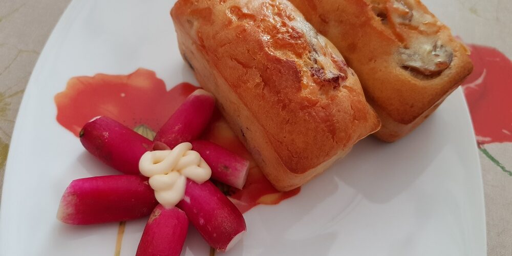 Petits cakes lardons champignons