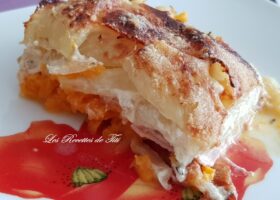 Gratin de patate douce et fenouils