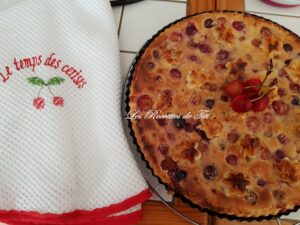 torchon rond - Le Temps des Cerises