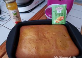 Gâteau marbré à la mangue