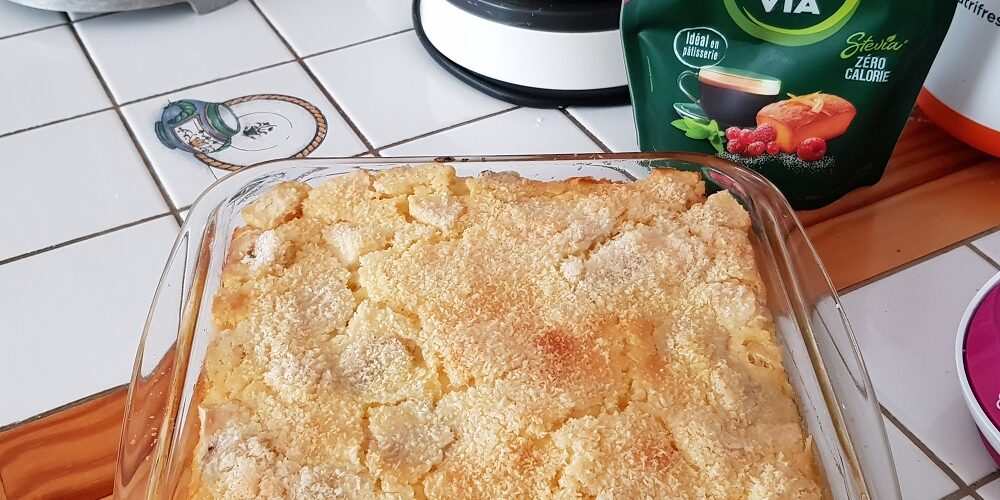 Clafoutis pomme, bananes et coco
