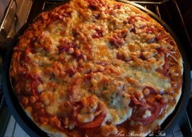 Pizza pancetta rosette