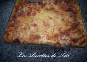 Lasagnes à la crème