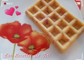 Gaufres fromage et lardons