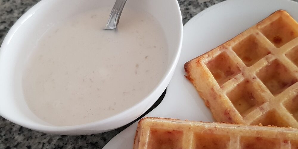 Sauce lait de coco et parmesan