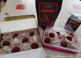 Truffes chocolat noir et coco