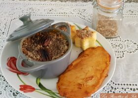 Cassolettes de patate douce et crumble de noix de pécan