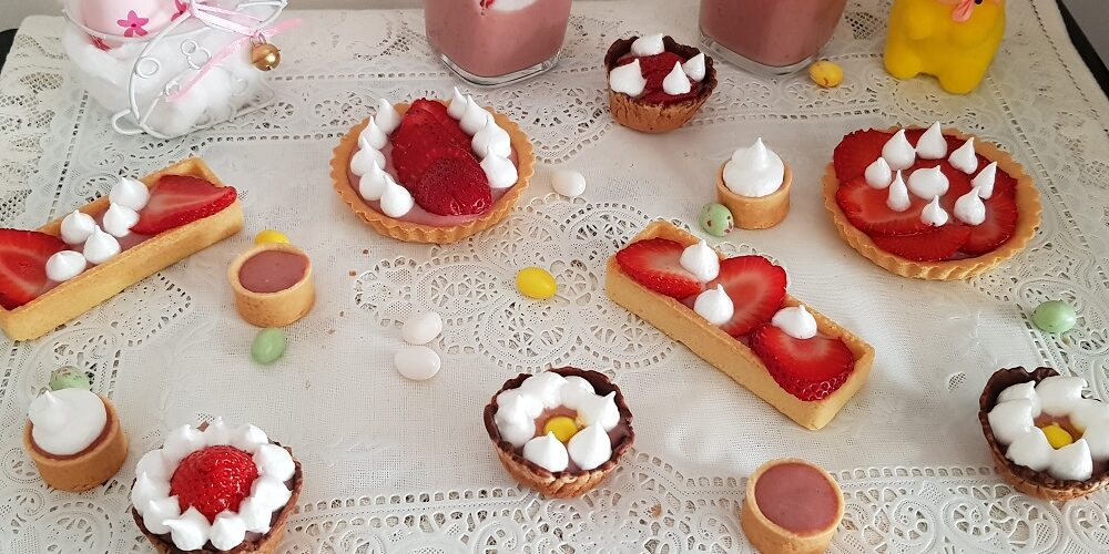 Mousse fraise et desserts gourmands