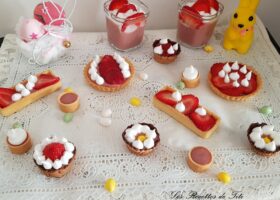 Mousse fraise et desserts gourmands