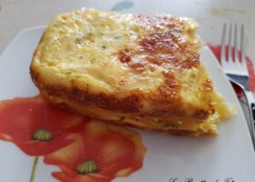 Gâteau d’omelette aux macaronis