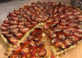 Tarte aux tomates cerise de Lilou