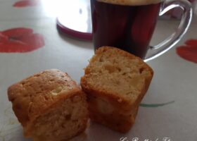 Cakes moelleux pommes rhubarbe