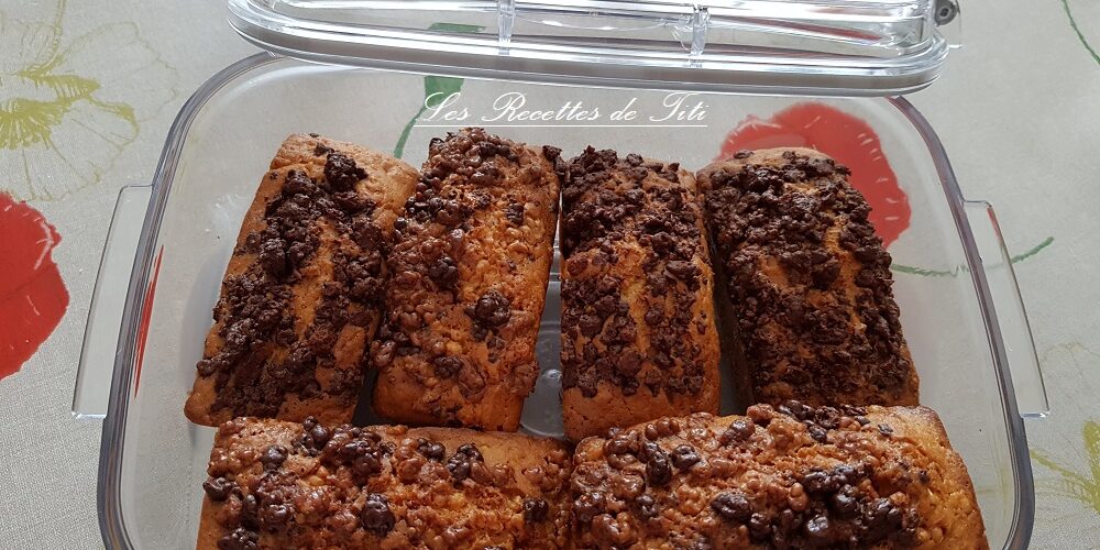 Petits cakes vanille chocolat