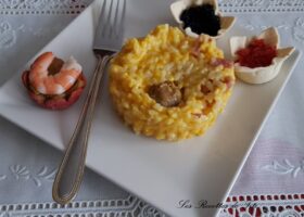Risotto potiron lardons champignons au Cookeo