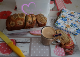Banana bread moelleux