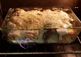 Crêpes mille trous à la béchamel et aux champignons