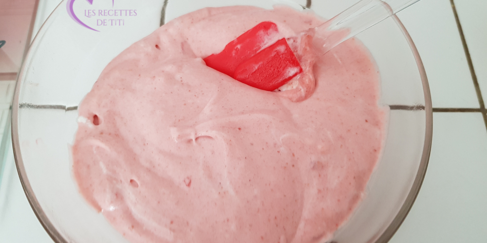 Mousse de fraises