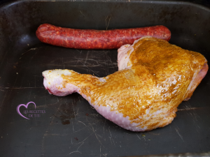 Couscous merguez poulet à ma façon par "Les Recettes de Titi"