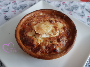 quiche aux légumes et chèvre par "les Recettes de Titi"