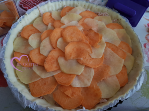 Tarte aux pommes de terre d'après "Les Recettes de Titi"