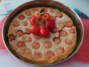 clafoutis aux cerises et à l'amande par "Les Recettes de Titi"