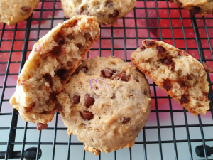 Cookies aux chips de banane et chocolat par "Les Recettes de Titi"