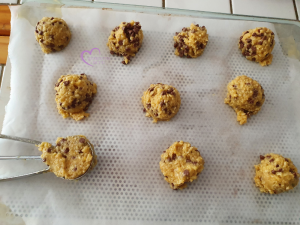 Cookies aux chips de banane et chocolat par "Les Recettes de Titi"