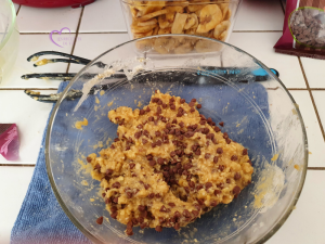 Cookies aux chips de banane et chocolat par "Les Recettes de Titi"