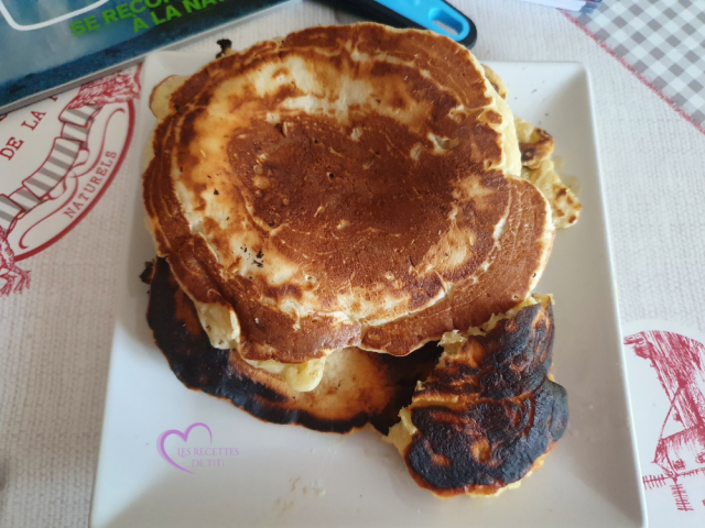 Pancakes aux pommes de Sandrine par "Les Recettes de Titi"