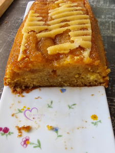 Gâteau mangue et pêche de Dédé par "Les Recettes de Titi"