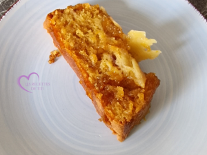 Gâteau mangue et pêche de Dédé par "Les Recettes de Titi"