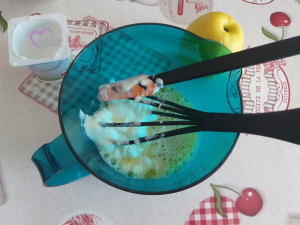 Pancakes aux pommes de Sandrine par "Les Recettes de Titi" 