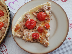 Tarte au thon et tomates cerise par "Les Recettes de Titi"