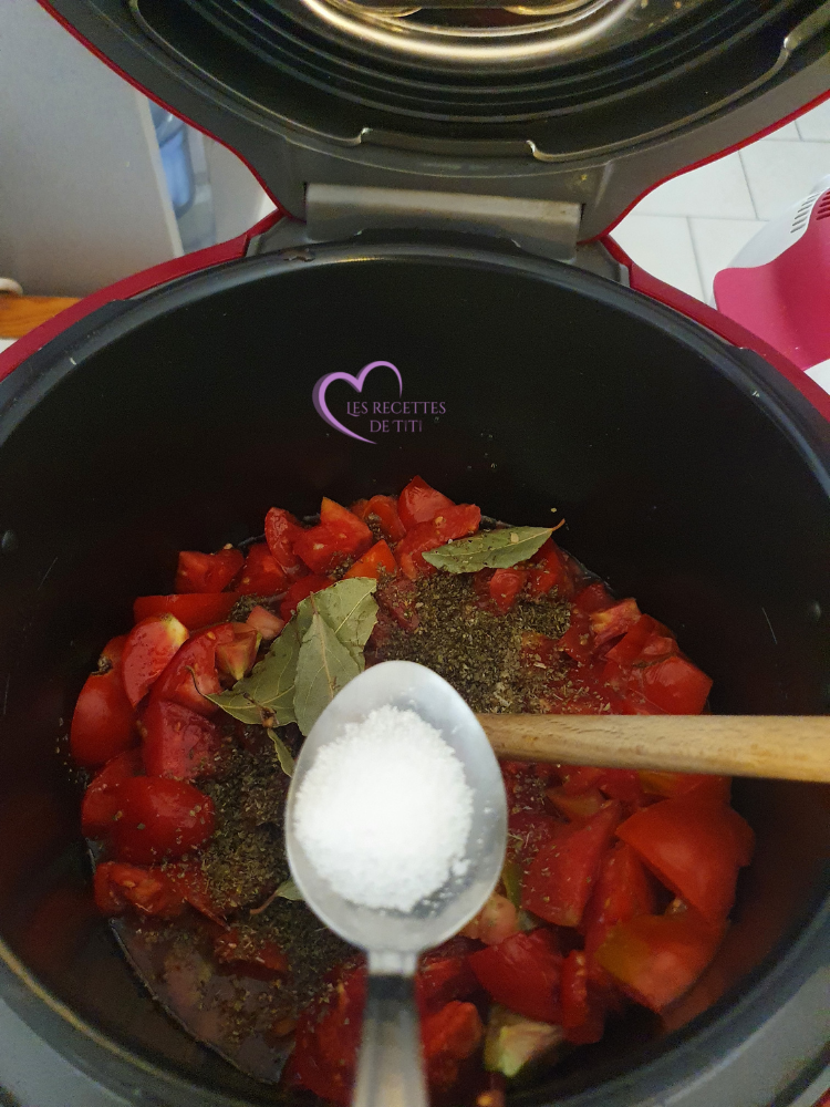 Sauce tomate maison au Cookeo | Les Recettes de Titi