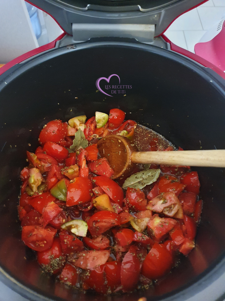 Sauce tomate maison au Cookeo | Les Recettes de Titi