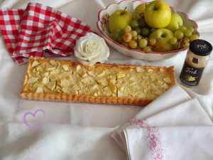 Tarte pommes et noix de coco par "Les Recettes de Titi"