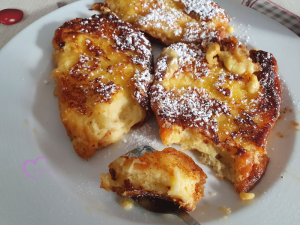 Brioche perdue à la vanille par "Les Recettes de Titi"