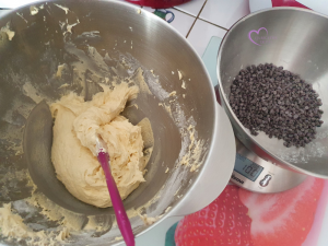 Cookies à la vanille et aux pépites de chocolats et chunks par "Les Recettes de Titi"