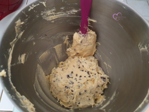 Cookies à la vanille et aux pépites de chocolats et chunks par "Les Recettes de Titi"