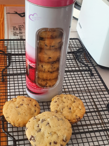 Cookies à la vanille et aux pépites de chocolats et chunks par "Les Recettes de Titi"