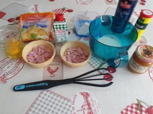 Quiches jambon chèvre et miel par "Les Recettes de Titi"