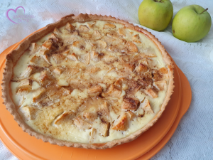 Tarte aux pommes et crème de coco par "Les Recettes de Titi"