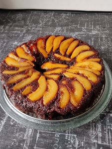 Gâteau poires et chocolat renversé de Dédé par "Les Recettes de Titi"